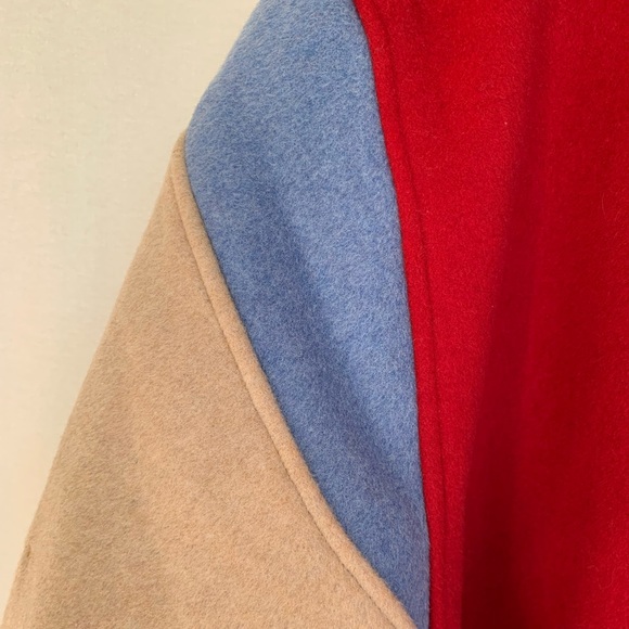 Puma Reversible Varsity Jacket - wool blend- flame scarlet  -brand new - Picture 14 of 16